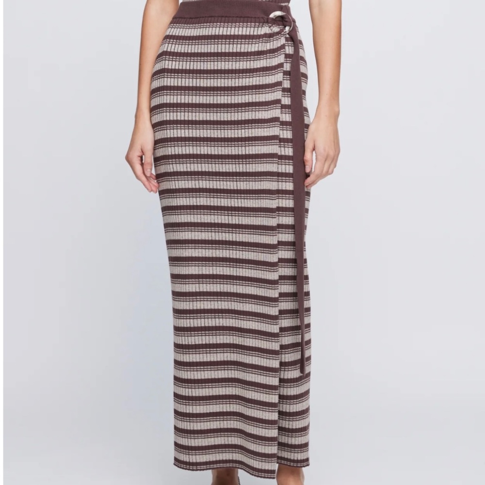 Anna Quan MATHILDE WRAP SKIRT (TIRAMISU) US 6